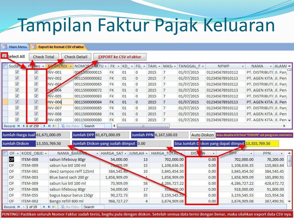 Cara Membuat Faktur Pajak Keluaran E Faktur Kreatifitas Terkini